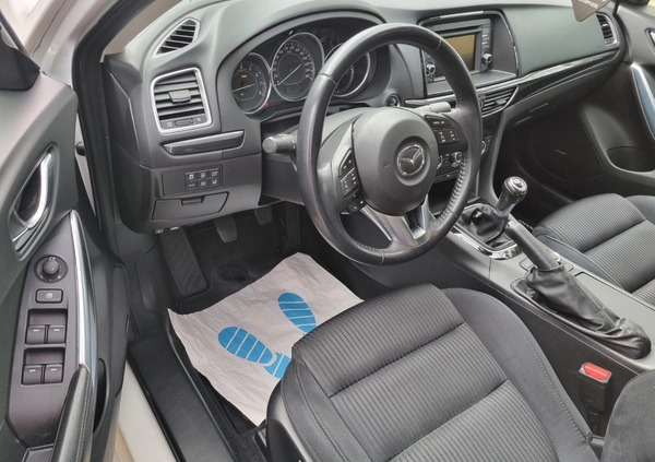 Mazda 6 cena 42900 przebieg: 206000, rok produkcji 2013 z Żary małe 121